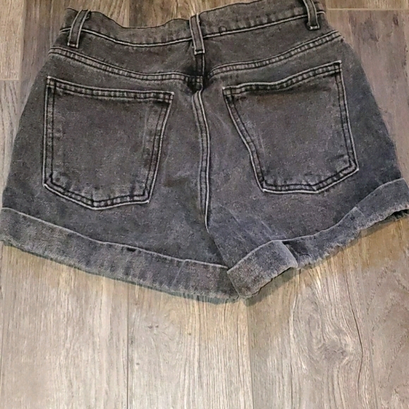 High waist denim shorts - Picture 2 of 2